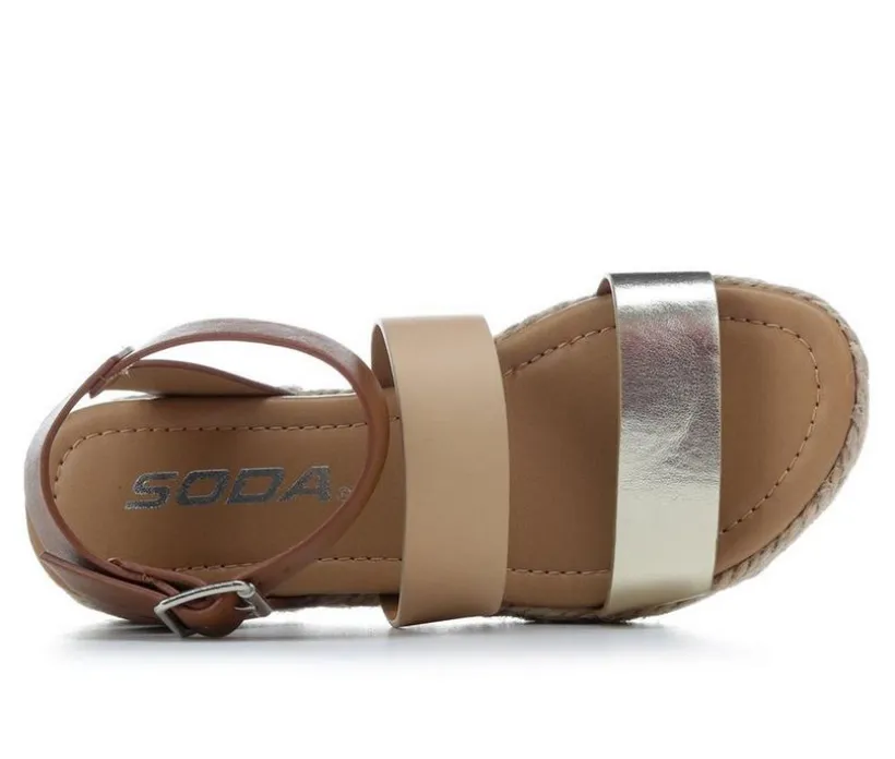 Girls' Soda Little Kid & Big Kid Theme Platform Sandals