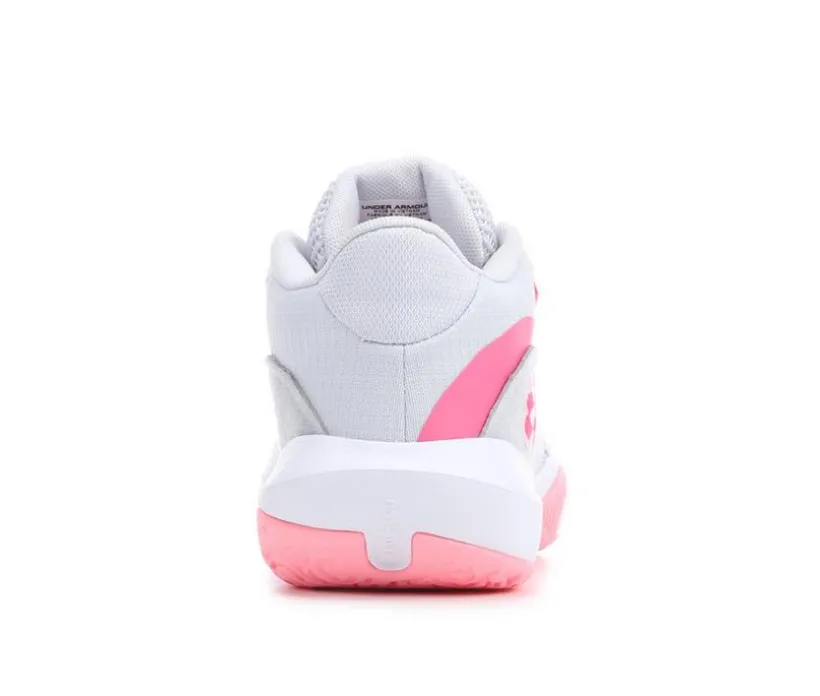 Girls' Under Armour Little Kid Lockdown 7 Patches Basketball Shoes