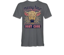 It's a Girl Thing Messy Hair Short Sleeve Shirt