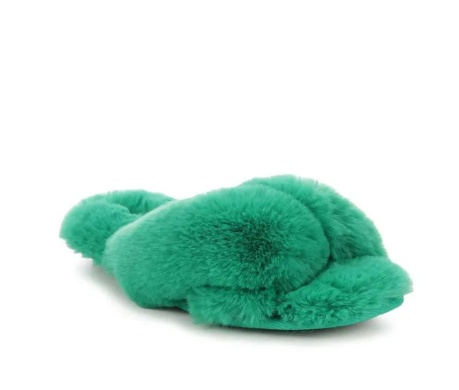 Jessica Simpson High Plush Knot Slide