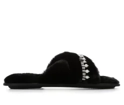 Jessica Simpson Pearl Fringe Cross Slide