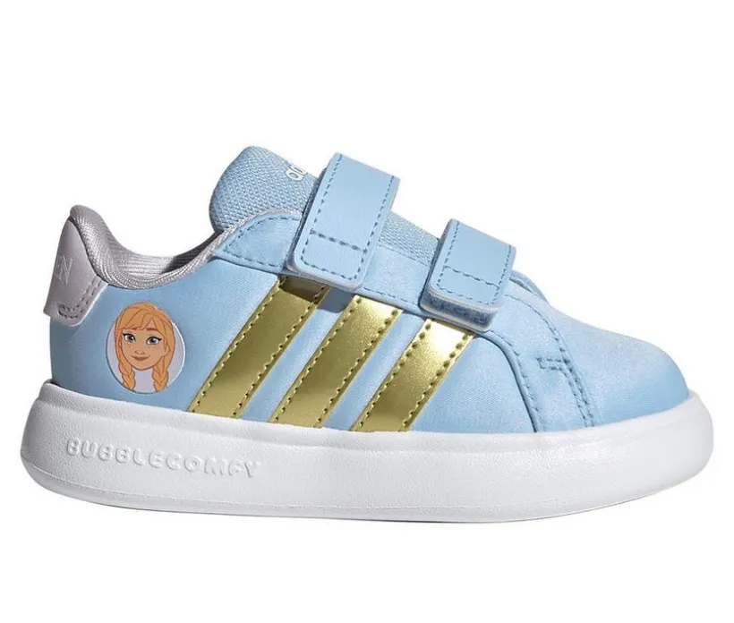 Kids' Adidas Infant & Toddler Grand Court Frozen Sneakers