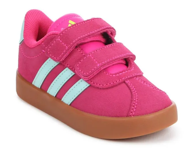 Kids' Adidas Infant & Toddler VL Court 3.0 Suede Sneakers