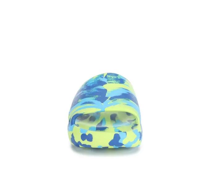 Kids' Adidas Litte Kid & Big Kid Lumia Marble Slides