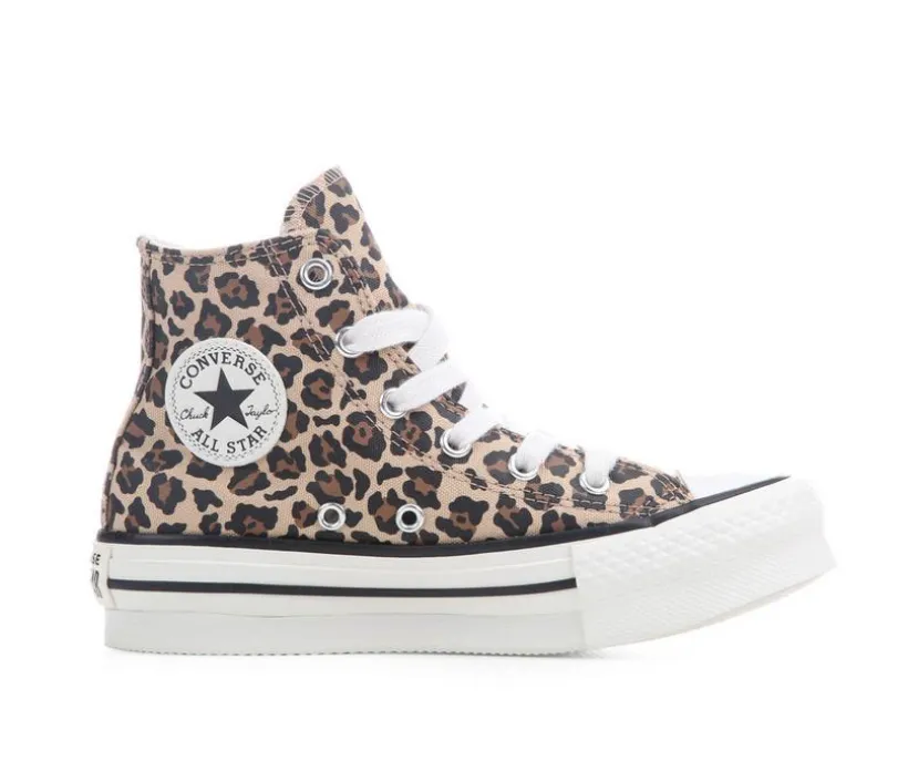 Kids' Converse Little Kid Chuck Taylor Lift Cheetah Sneakers
