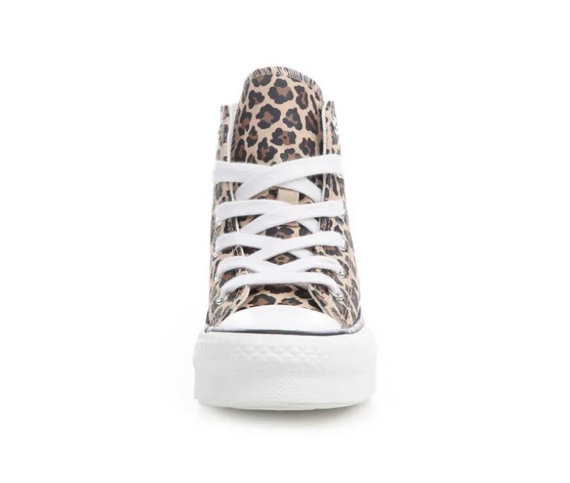 Kids' Converse Little Kid Chuck Taylor Lift Cheetah Sneakers