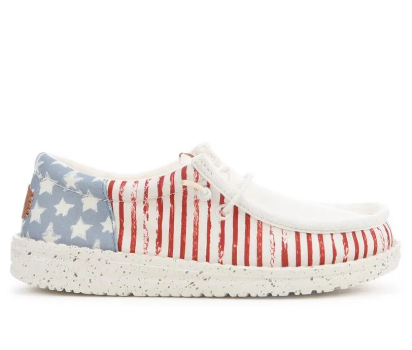 Kids' HEYDUDE Little Kid & Big Kid Wally Craft Linen Casual Shoes