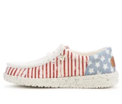 Kids' HEYDUDE Little Kid & Big Kid Wally Craft Linen Casual Shoes
