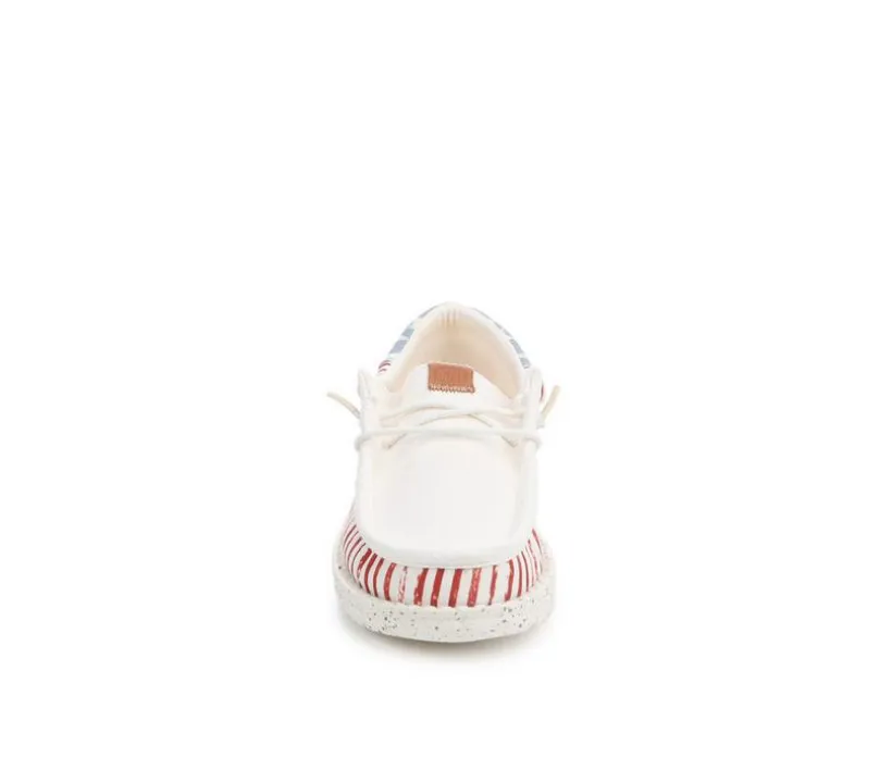 Kids' HEYDUDE Little Kid & Big Kid Wally Craft Linen Casual Shoes