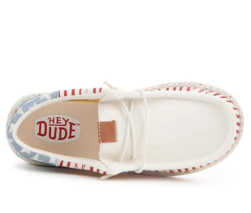 Kids' HEYDUDE Little Kid & Big Kid Wally Craft Linen Casual Shoes