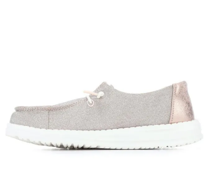 Kids' HEYDUDE LittleKid & BigKid Wendy Youth Metallic Casual Shoes