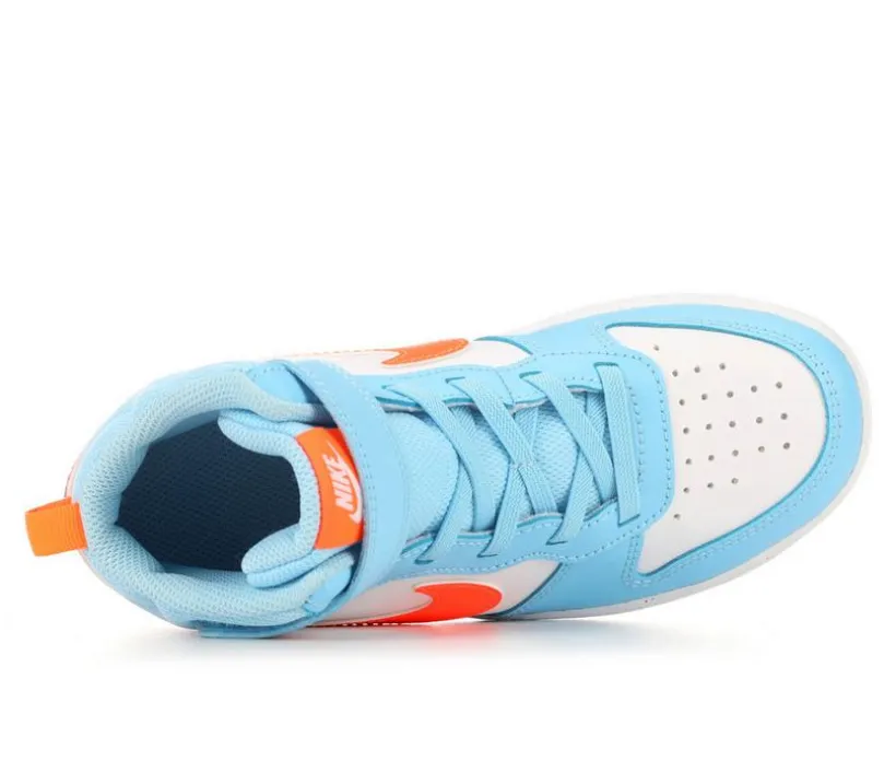 Kids' Nike Little Kid Court Borough Mid 2 Sneakers