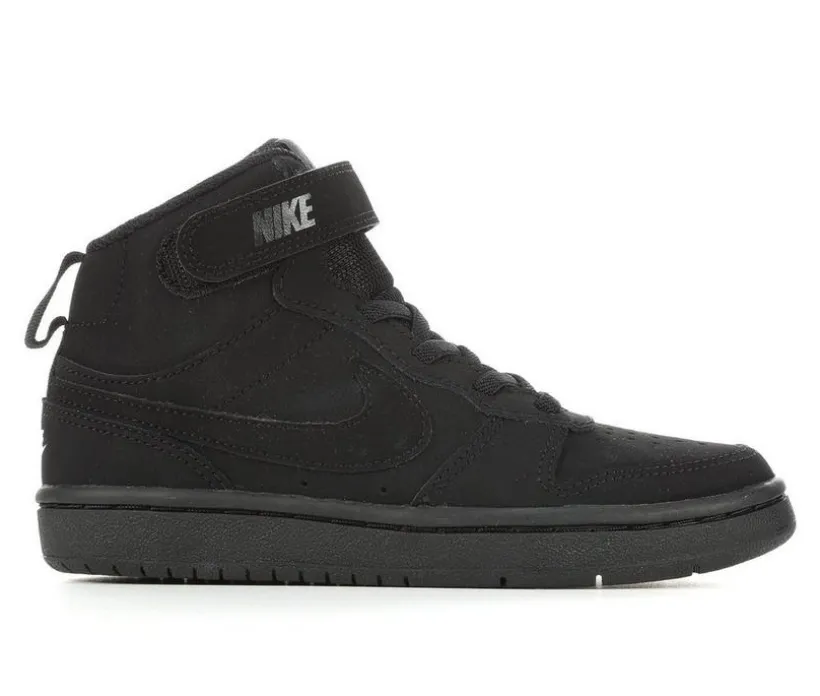 Kids' Nike Little Kid Court Borough Mid 2 Sneakers