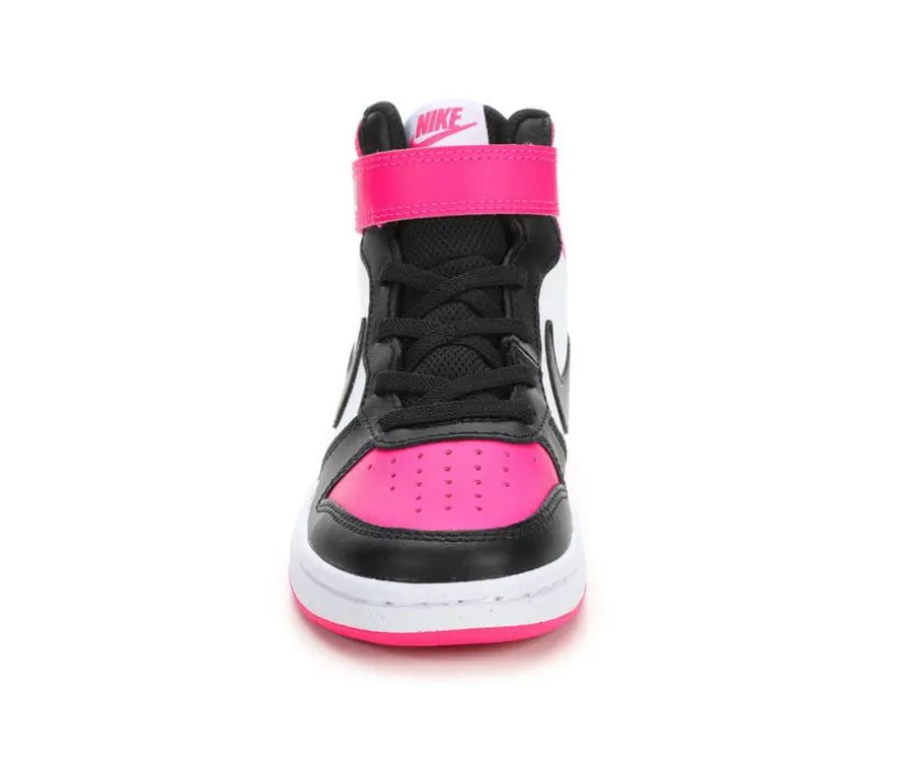Kids' Nike Little Kid Court Borough Mid 2 Sneakers