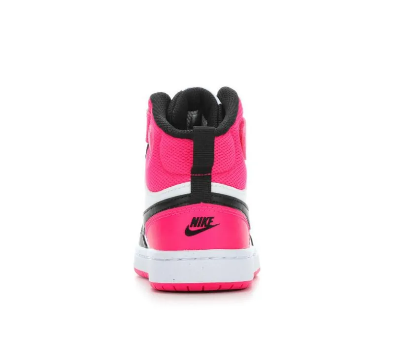 Kids' Nike Little Kid Court Borough Mid 2 Sneakers