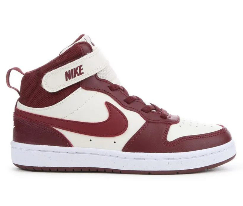 Kids' Nike Little Kid Court Borough Mid 2 Sneakers