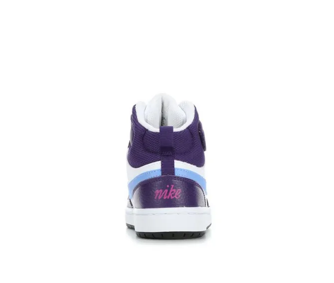 Kids' Nike Little Kid Court Borough Mid 2 Sneakers