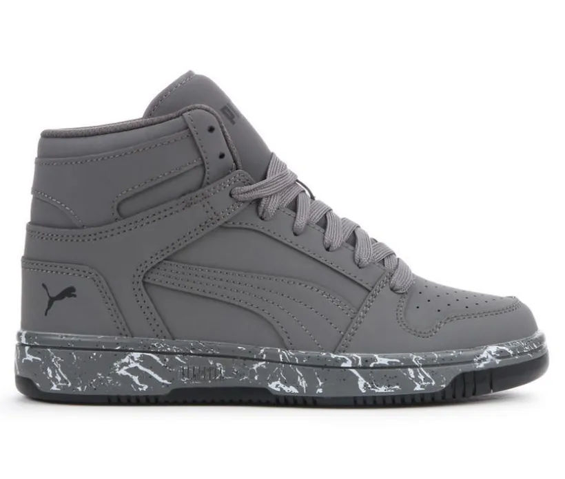 Kids' Puma Big Kid Layup Marble NBK Junior Sneakers