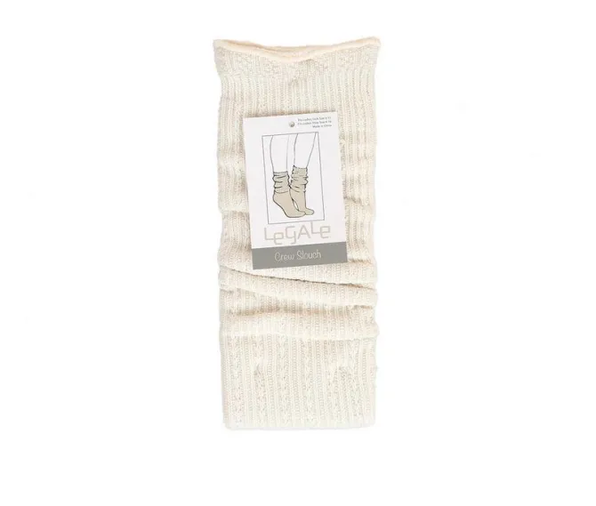 LEGALE Pique Stitch Slouch Socks Socks