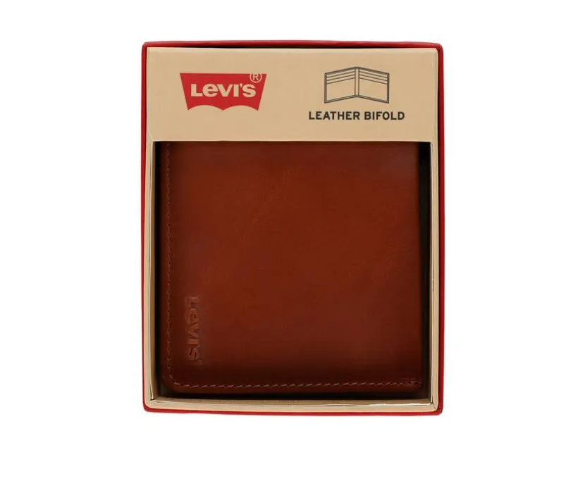 Levi's Accessories Leather Bifold Wallet
