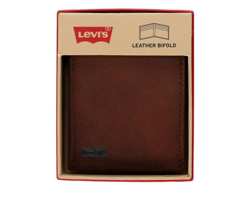 Levi's Accessories Leather RFID Moore Traveler Wallet