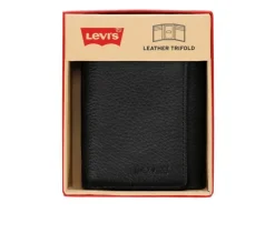 Levi's Accessories Leather Slim Trifold Wallet