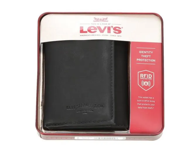 Levi's Accessories RFID Extra Capacity Trifold Wallet