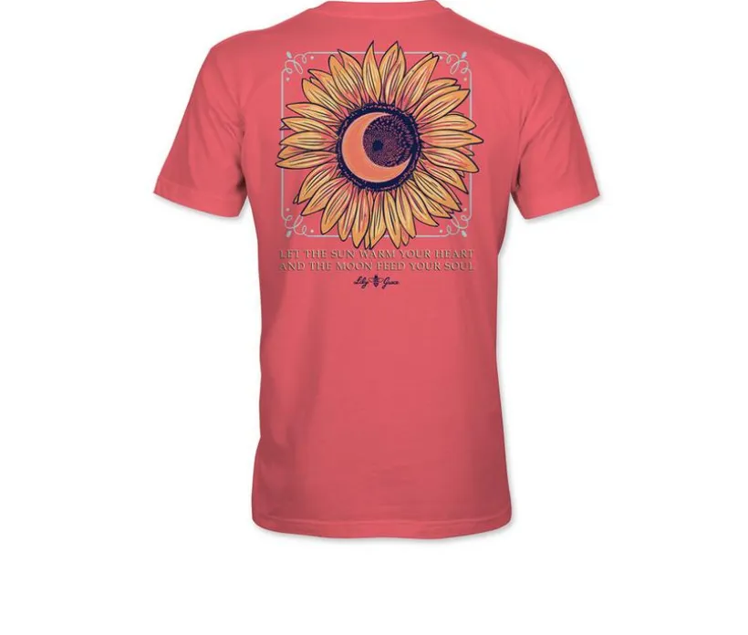 Lily Grace Sunflower Moon Short Sleeve Shirt