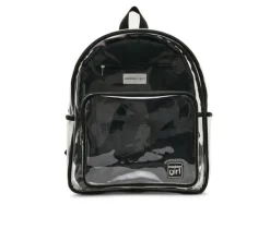 Madden Girl Clear Backpack with Laptop Case