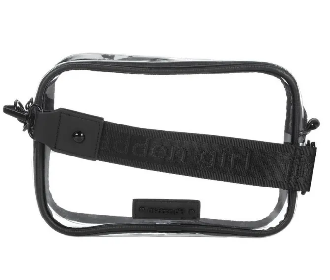 Madden Girl Clear Vinyl Camera Handbag
