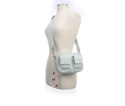 Madden Girl Denim Camera Crossbody Handbag