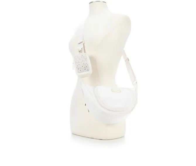 Madden Girl Nylon Cresecent Handbag