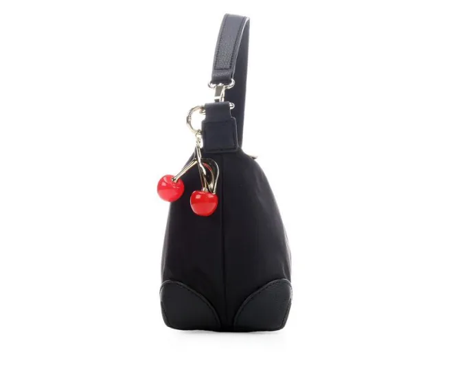 Madden Girl Nylon Shoulder with Charms Handbag