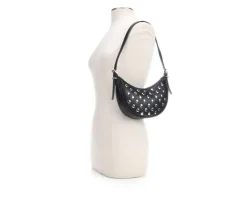 Madden Girl PU Hardware Crescent Handbag