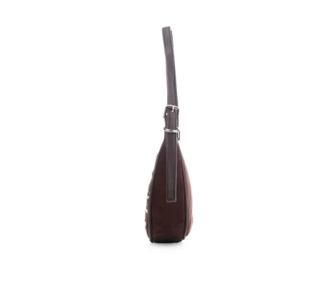 Madden Girl PU Hardware Crescent Handbag