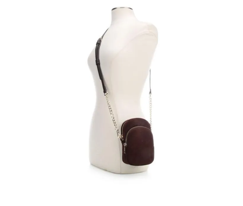Madden Girl Suede Chain Crossbody Handbag