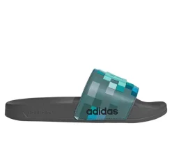 Men's Adidas Adilette Shower Minecraft Sport Slides