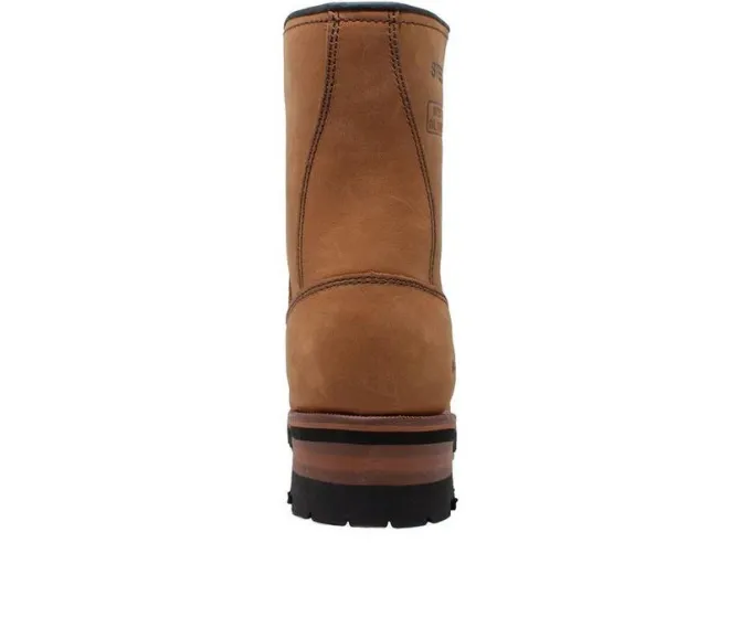 Men's AdTec 9" Steel Toe Logger Work Boots