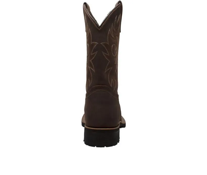 Men's AdTec 12" Steel Toe Work Western Cowboy Boots
