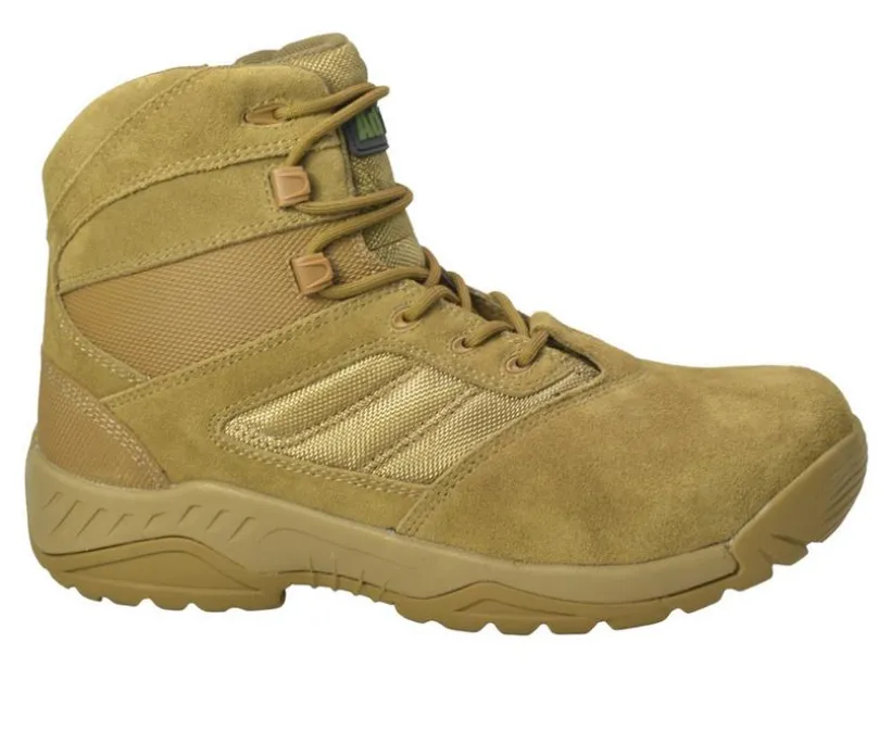 Men's AdTec 6" Suede Side Zip Tactical Work Boots