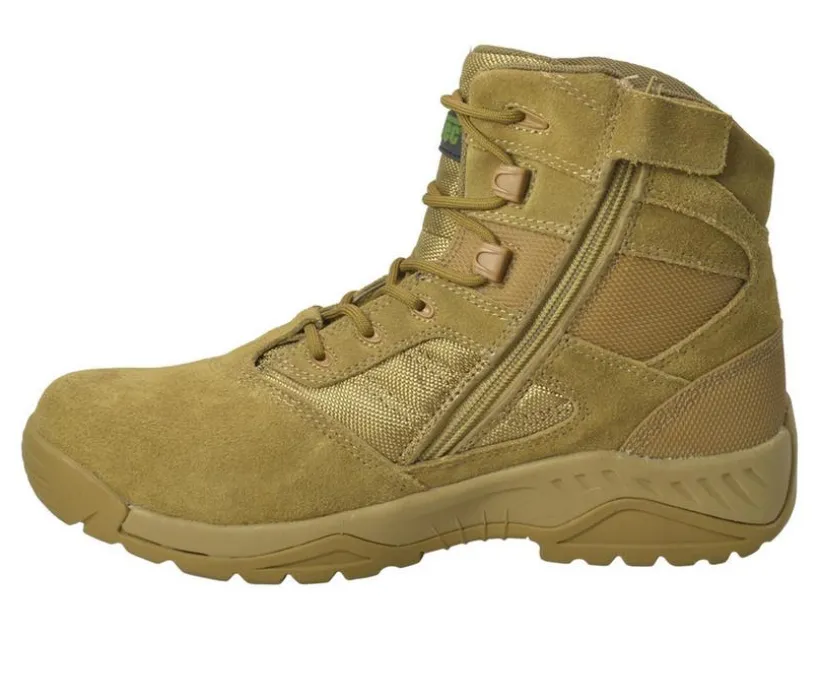 Men's AdTec 6" Suede Side Zip Tactical Work Boots