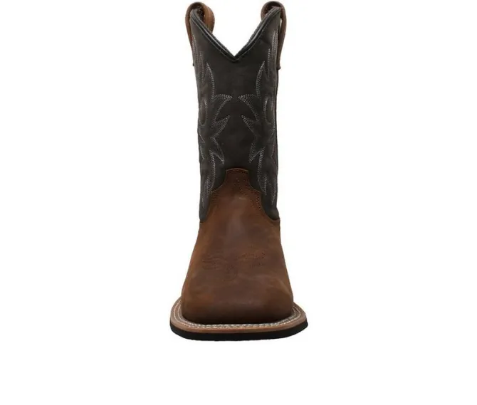 Men's AdTec 12" Work Western Square Toe Cowboy Boots