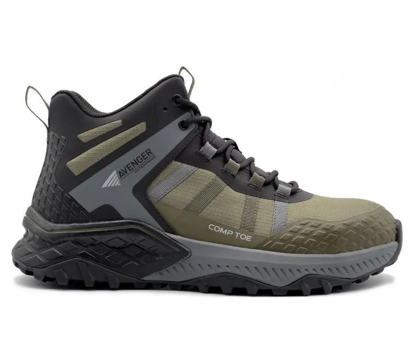 Men's Avenger Work Boots Aero Trail Mid Work Boots