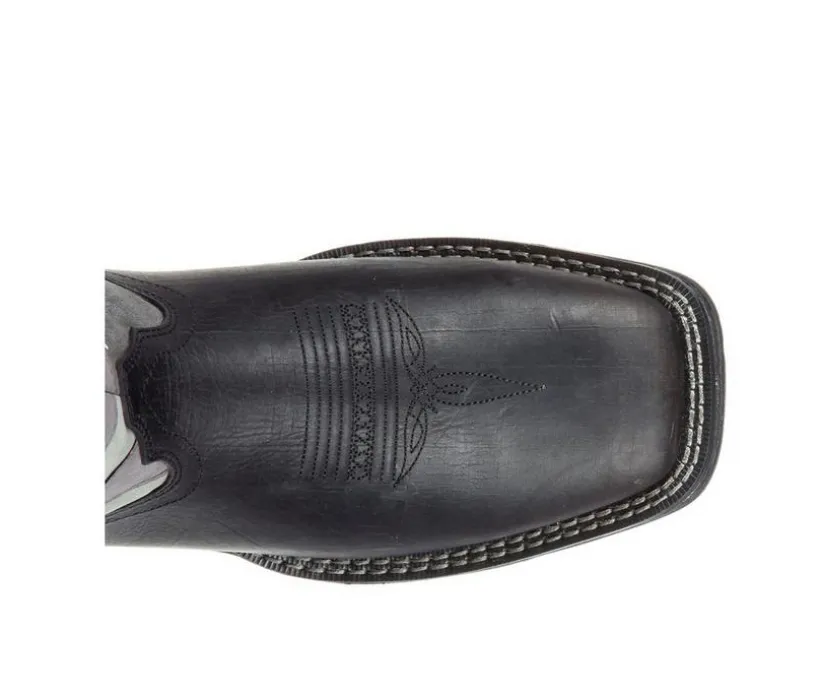 Men's Durango Rebel Faded Black Flag Western Boot