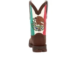 Men's Durango Rebel Steel Toe Mexico Flag Western Steel Toe Work Boots