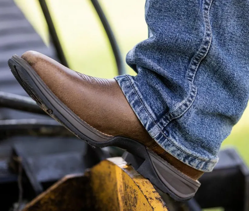 Men's Durango 12" Rebel Steel Toe Pull-On Western Work Boots