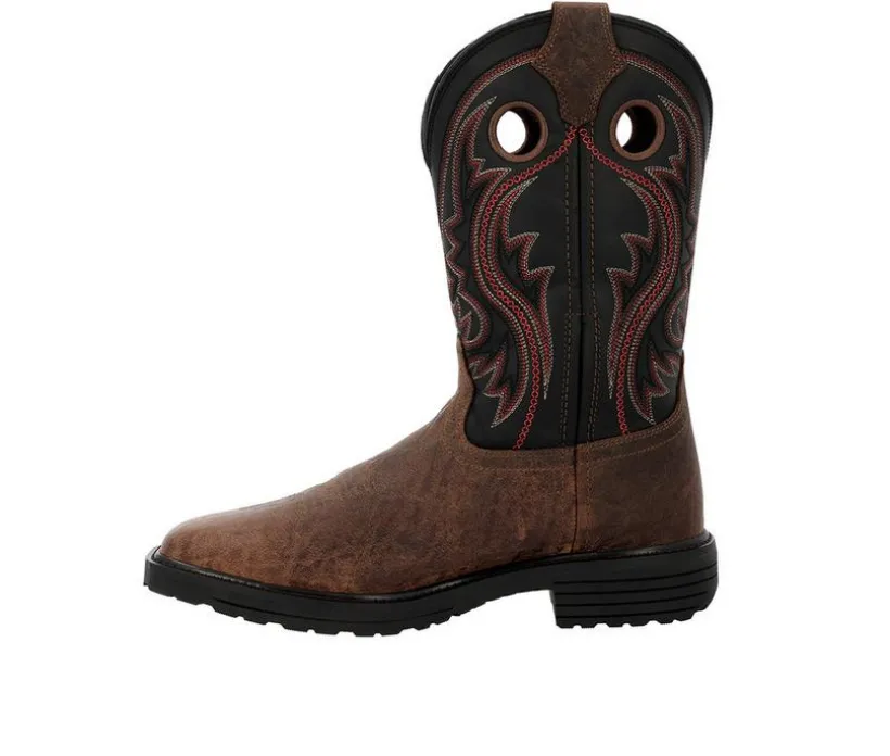 Men's Durango Workhorse 2 Steel Toe Western Boot Work Boots