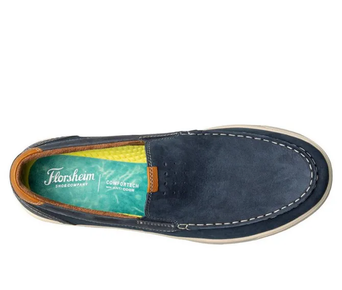 Men's Florsheim Crossover Moc Toe Slip On Casual Loafers