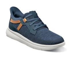 Men's Florsheim Fleet Knit Elastic Lace Slip On Loafers