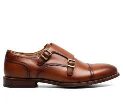 Men's Florsheim Rucci Cap Toe Double Monk Strap Dress Shoes